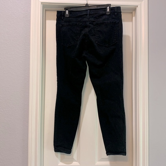 Loft Black Jeans Leggings, Size 32/14 - Picture 6 of 9